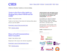 Tablet Screenshot of chis.org.uk